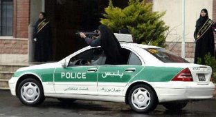 Иранские полицейские (6 фото) (Девушки)