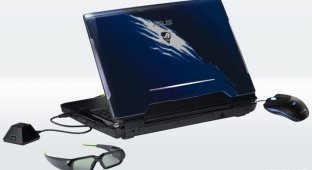 ASUS G51J 3D - второй 3D ноутбук (3 фото)