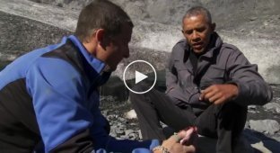 Обама поел лосося на Аляске