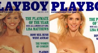 Девушки Playboy вспомнили молодость (8 фото)