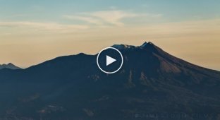 Уникальный Таймлепс извержение вулкана в Чили