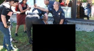 Жестокость американской полиции (5 фото)