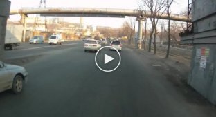 Конфликт на дороге во Владивостоке
