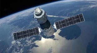 На Землю рухнет токсичная космическая станция из Китая (1 фото)