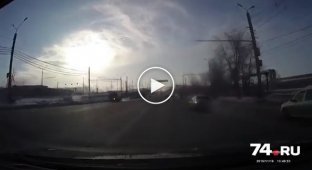 В Челябинске в тройном ДТП погиб водитель