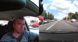 Сильная авария на кутузовском проспекте (1:15)