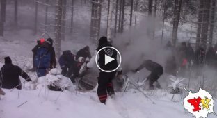 Аварии на любительском финском этапе ралли