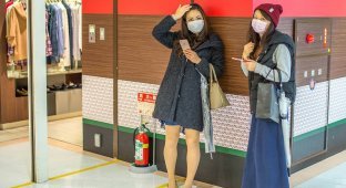 Зачем японцы носят маски? (7 фото)