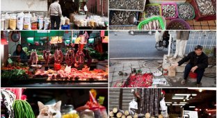 Уличная торговля в Китае: Гуанчжоу (42 фото)