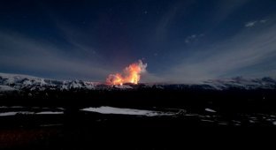 Извержение вулкана в Исландии (11 фото)
