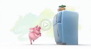 Классный мультфильм. Свинка и печенье