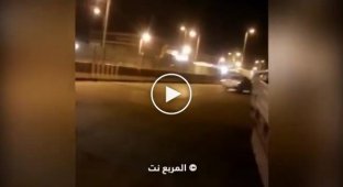 Лежачий полицейский в Саудовской Аравии