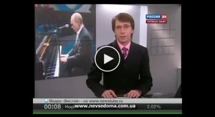 Путин спел на английском и сыграл на пианино