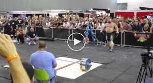 Эдди Холл и его рекордная становая 462 кг