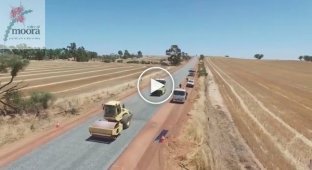 Как делают дороги в Австралии