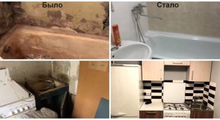 Россияне бесплатно отремонтировали квартиру матери-одиночки, чтобы той вернули ребенка (2 фото + 1 видео)