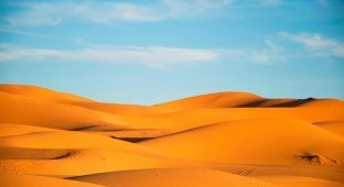 Какова толщина слоя песка в пустынях? (6 фото)
