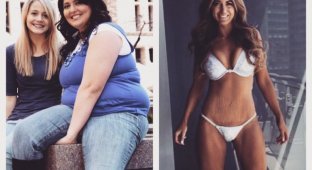 Девушка сбросила 60 кг за два года: невероятные фото до и после (15 фото)