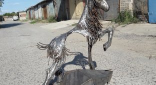 Горный козел из метала своими руками (11 фото)