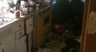 Заваленный мусором дом (10 фото)