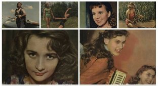 Советские девушки на журнальных фотографиях (45 фото)