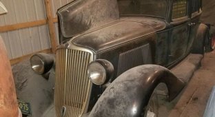 Редкий Graham Model 57 1932 года гниет в обычном сарае уже 55 лет (14 фото)