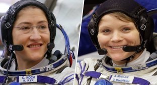 NASA готовит первый в истории выход женского экипажа в открытый космос (3 фото)