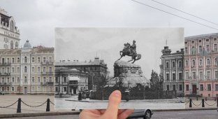 Старый Киев - новый Киев (8 фото)