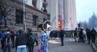 Майдановцы спасают сепаратистов из огня (майдан)