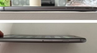 Непрочный корпус новенького IPhone 6 (3 фото)