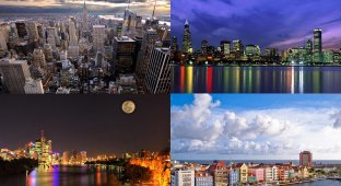 25 ярких городских пейзажей (25 фото)