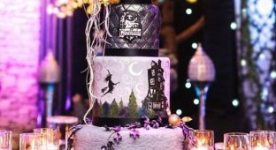 Забавные свадебные тортики для поклонников кино (12 фото)
