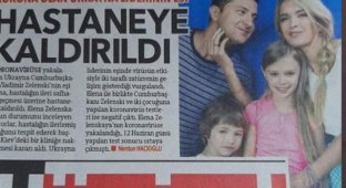 Турецкая газета Hurriyet перепутала жену Владимира Зеленского