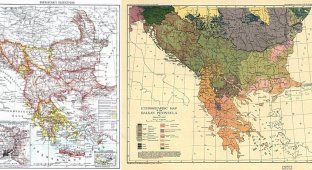 Исторические карты Балкан, которые помогут взглянуть на регион немного иначе (16 фото)