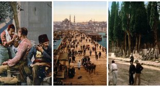 Эффектные цветные открытки Стамбула 1890 года (18 фото)