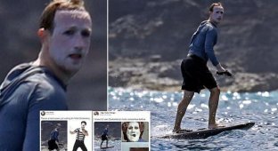 Марк Цукерберг посмеялся над своей неудачной попыткой камуфляжа на отдыхе (10 фото)