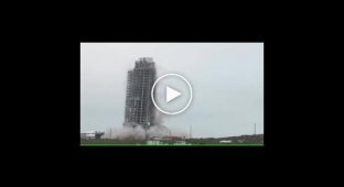 Подрыв 30-этажного здания в Китае