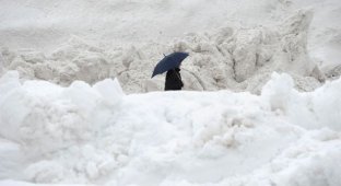 Снегопады в Австрии, Германии и Швейцарии (22 фото)