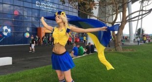 Украинка, которая заставит вас забыть о поражении на Евро-2016