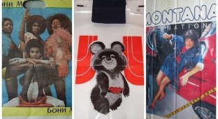 Самый модный аксессуар 80-х в СССР: полиэтиленовый дефицит и бум на пакеты (15 фото)