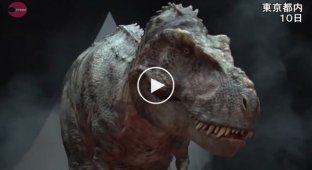 Японцы собрались построить огромный тематический парк с невероятными аниматронными динозаврами
