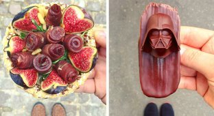 Страничка в Инстаграм, посвященная парижским сладостям и обуви (47 фото)