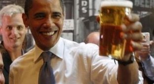 Нехорошие привычки Барака Обамы (9 фотографий)