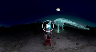 BBC воссоздала в виртуальной реальности самого большого из известных динозавров