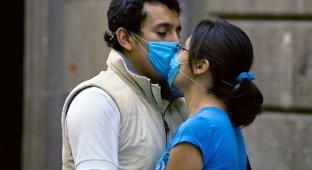  Эпидемия свинного гриппа в Мексике (21 фото)