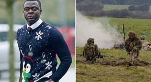 Солдат из Африки обвинил Министерство обороны в холодной зиме (4 фото)