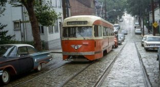 Питтсбург 60-х. Трамваи и автомобили (20 фото)