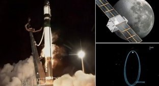 НАСА отправила космический корабль разведывать пути к Луне (11 фото + 2 видео)