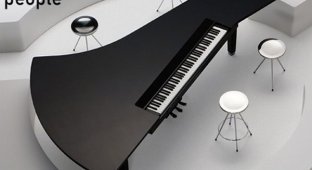 Пианино с необычным дизайном (18 фото)