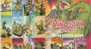 Вкладыши Dinosaur Planet (41 фантик)